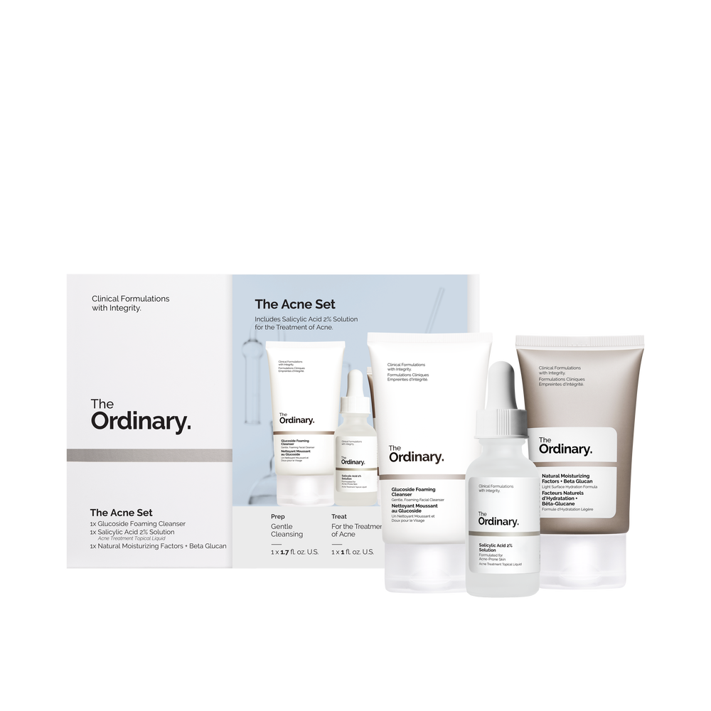 The Acne Set: Salicylic Acid 2% Regimen for Clear Skin